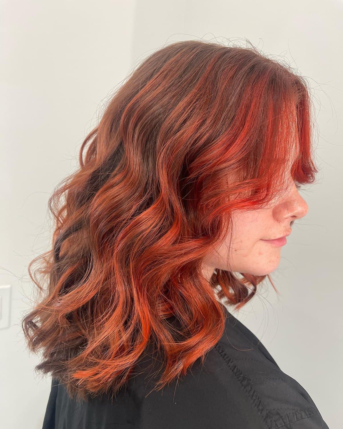 Vivid copper red transformation